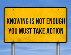 the key to taking action