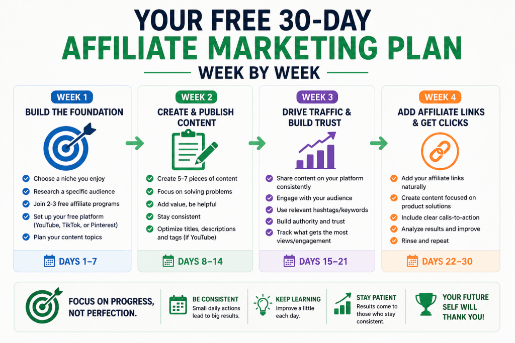 free 30-day affiliate marketing plan